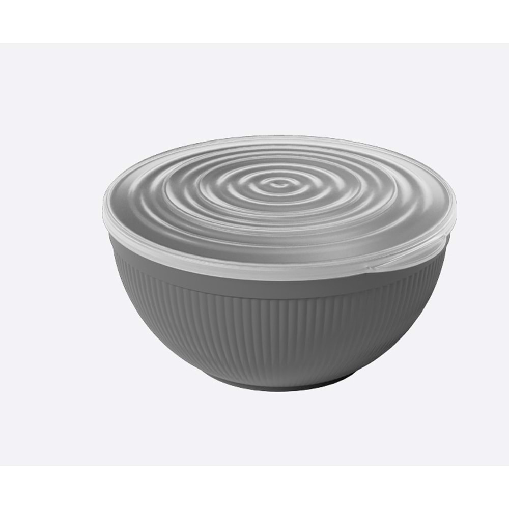 DÜNYA PLASTİK 10710 400 ML KAPAKLI DERİN LİNE CHEF KASE *18*