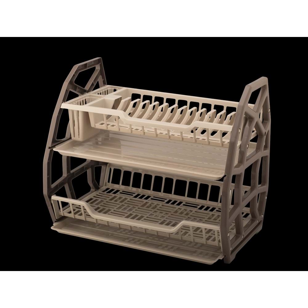 QS PLASTİK QS250 İKİ KATLI TABAKLIK *6*