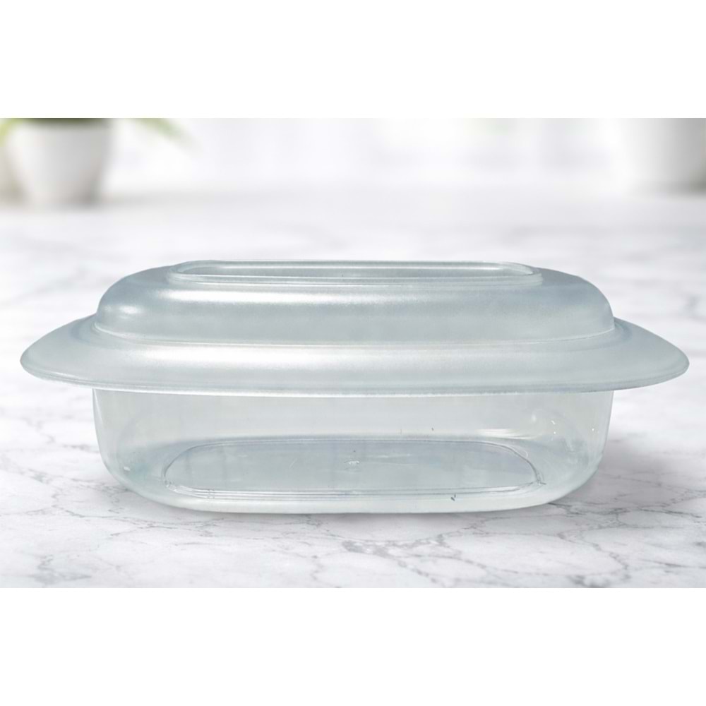 DÜNYA PLASTİK 30301 KAHVALTILIK KAPAKLI TABAK *12*