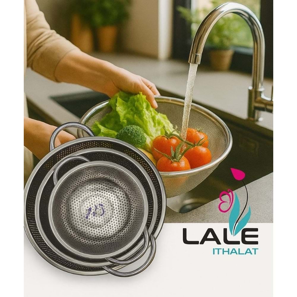 LALE İTHALAT 31F 28 CM KULPLU SÜZGEÇ *100*