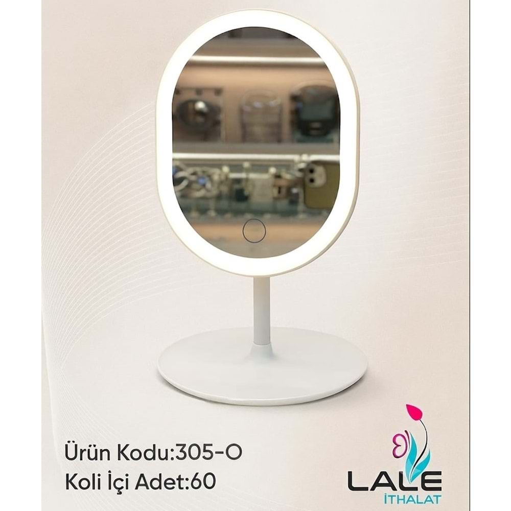 LALE İTHALAT 305O LEDLİ OVAL AYNA*60*